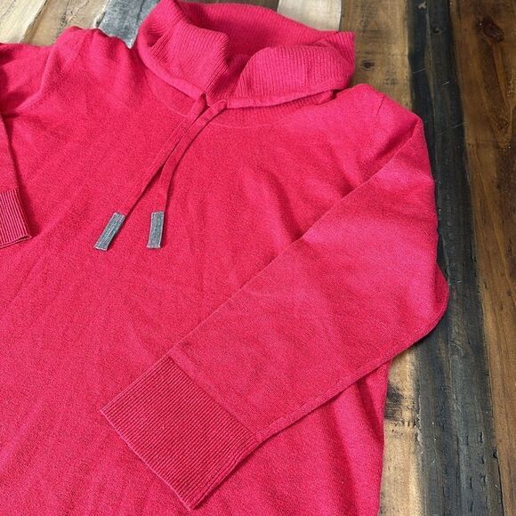 Chico’s Sz 3 Zenergy Luxe® Cashmere Blend Cowl Sweater - Picture 5 of 7